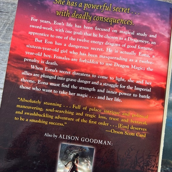 Eon and the sequel Eona Books Dragonseye Reborn softcover fiction Fantasy - Picture 3 of 6